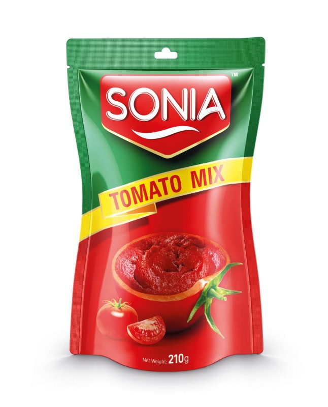 SONIA TOMATOES 210G X24 SACHETS