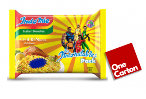 Indomitable Noodles Pack 70g (1 Carton)