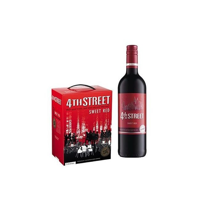 4th Street Wine 750mlx6 Bottles.(Sweet Red)