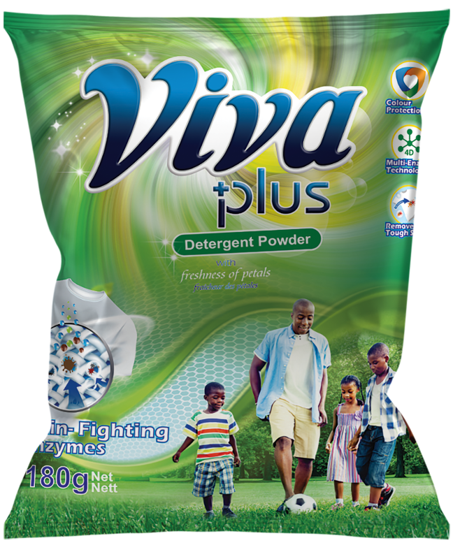 Viva plus detergent 180g 1 carton