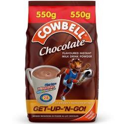 COWBELL CHOCOLATE FLAVOURED INSTANT MILK POWDER 450G X 12