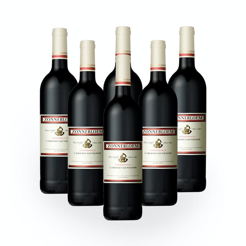 Zonnebloem Cabernet Sauvignon 750mlx6(RED)