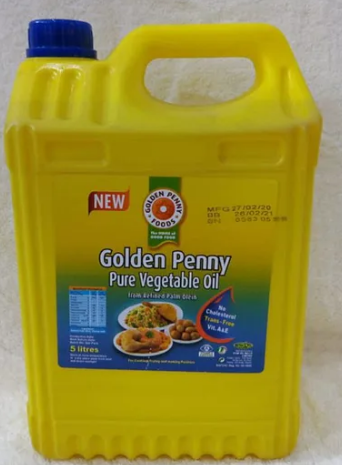 Golden Penny Vegetable Oil 5ltrs x  4pcs