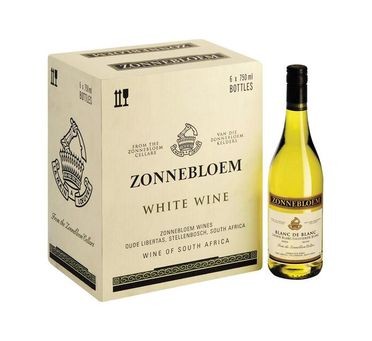 Zonnebloem Blanc de Blanc 750ml x 6 (WHITE)